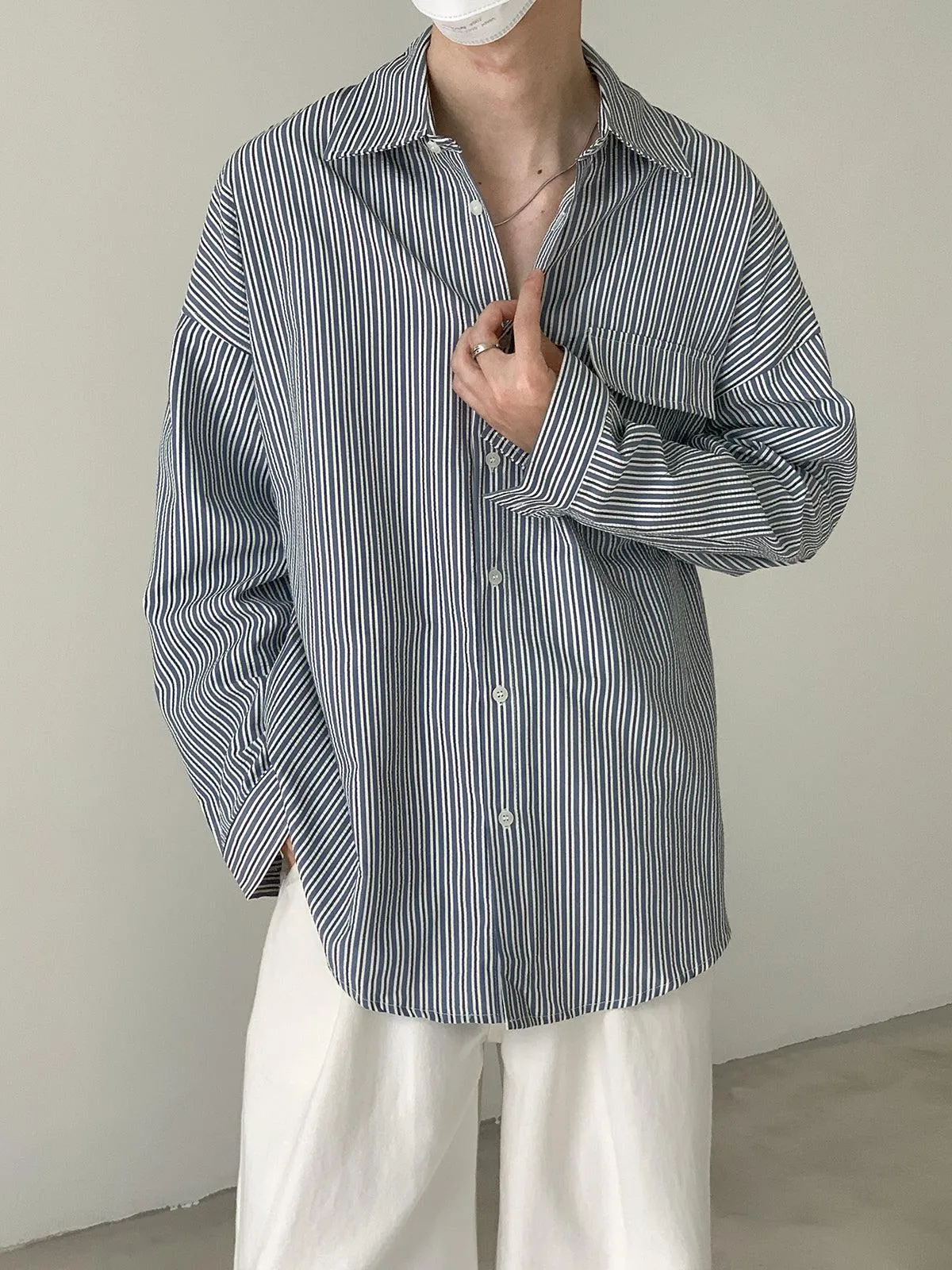 Loose-fit Striped Shirt