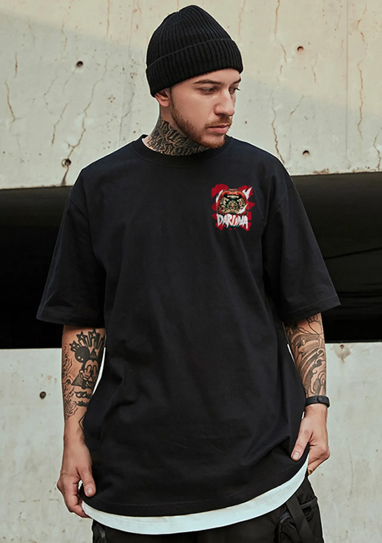 Lucky Daruma Loose Shirt