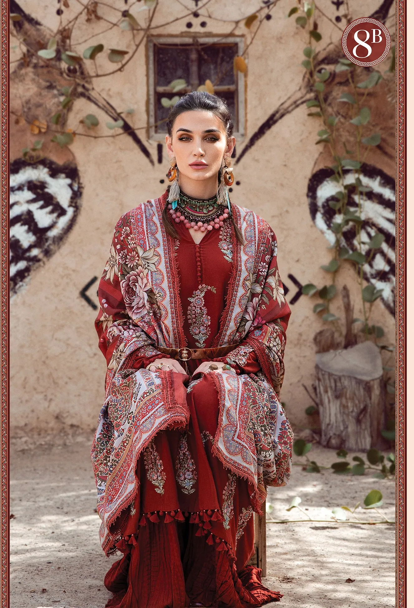 MARIA B | M PRINTS 2022 | DESERT ROSE COLLECTION | MPT-1508-B