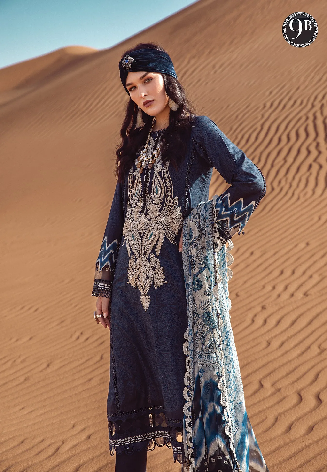 MARIA B | M PRINTS 2022 | DESERT ROSE COLLECTION | MPT-1509-B