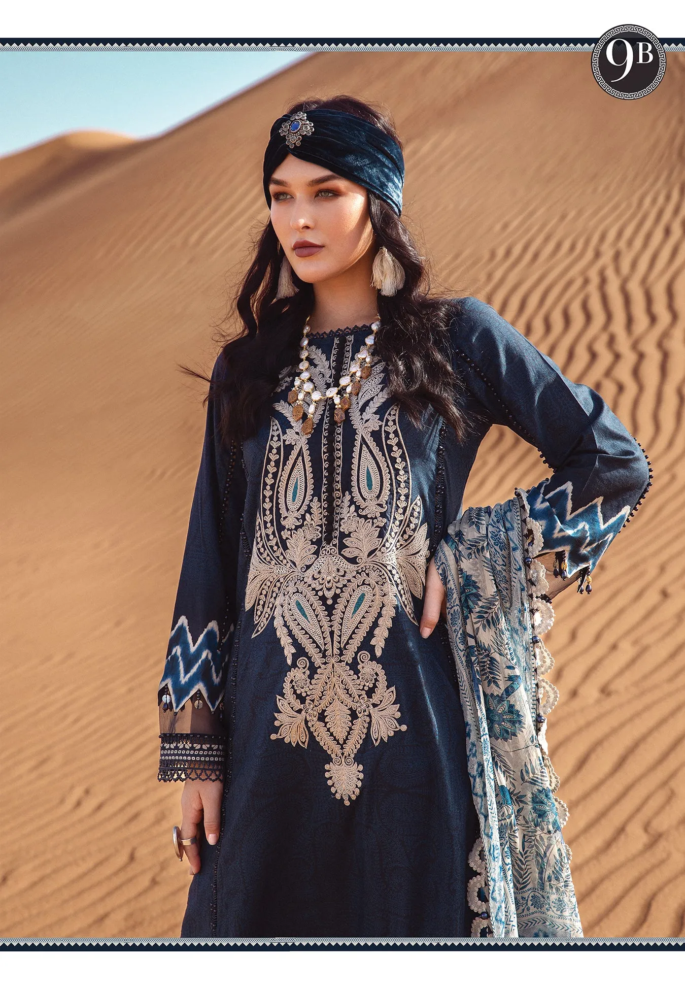 MARIA B | M PRINTS 2022 | DESERT ROSE COLLECTION | MPT-1509-B
