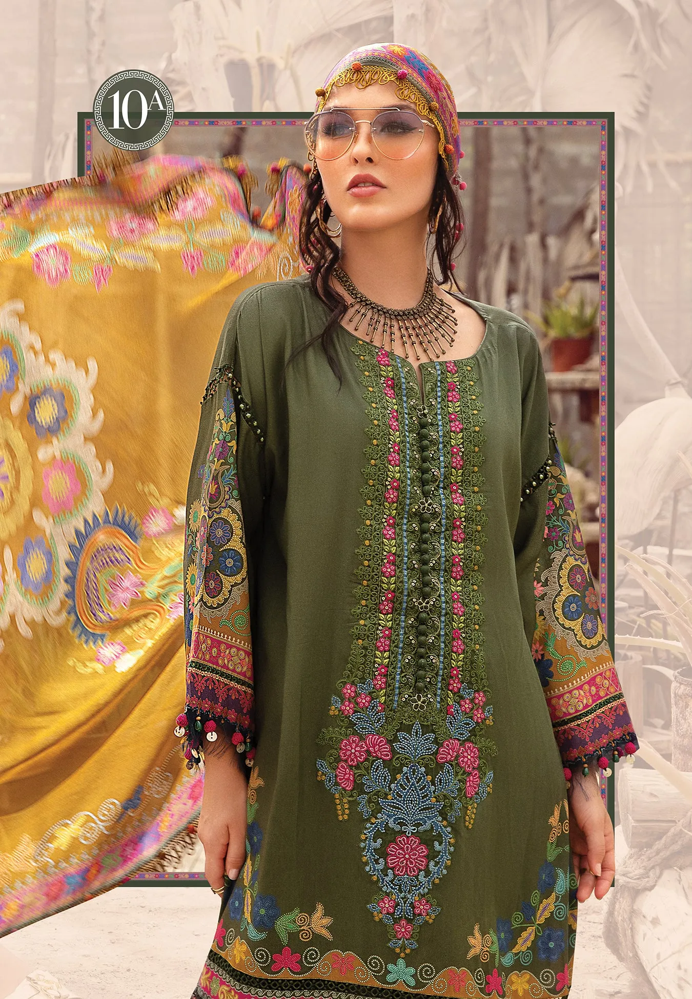 MARIA B | M PRINTS 2022 | DESERT ROSE COLLECTION | MPT-1510-A