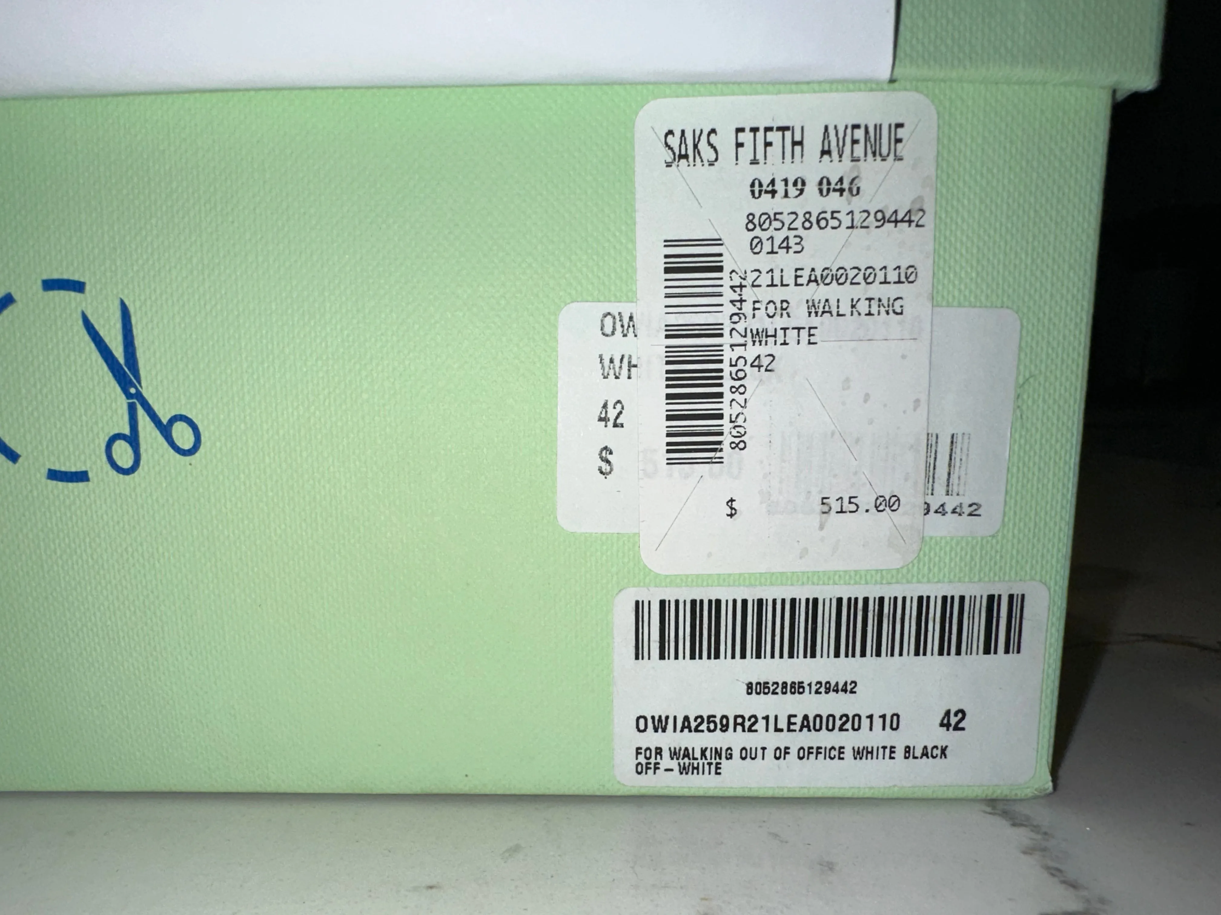 Men’s Off White Sneakers - Size 42