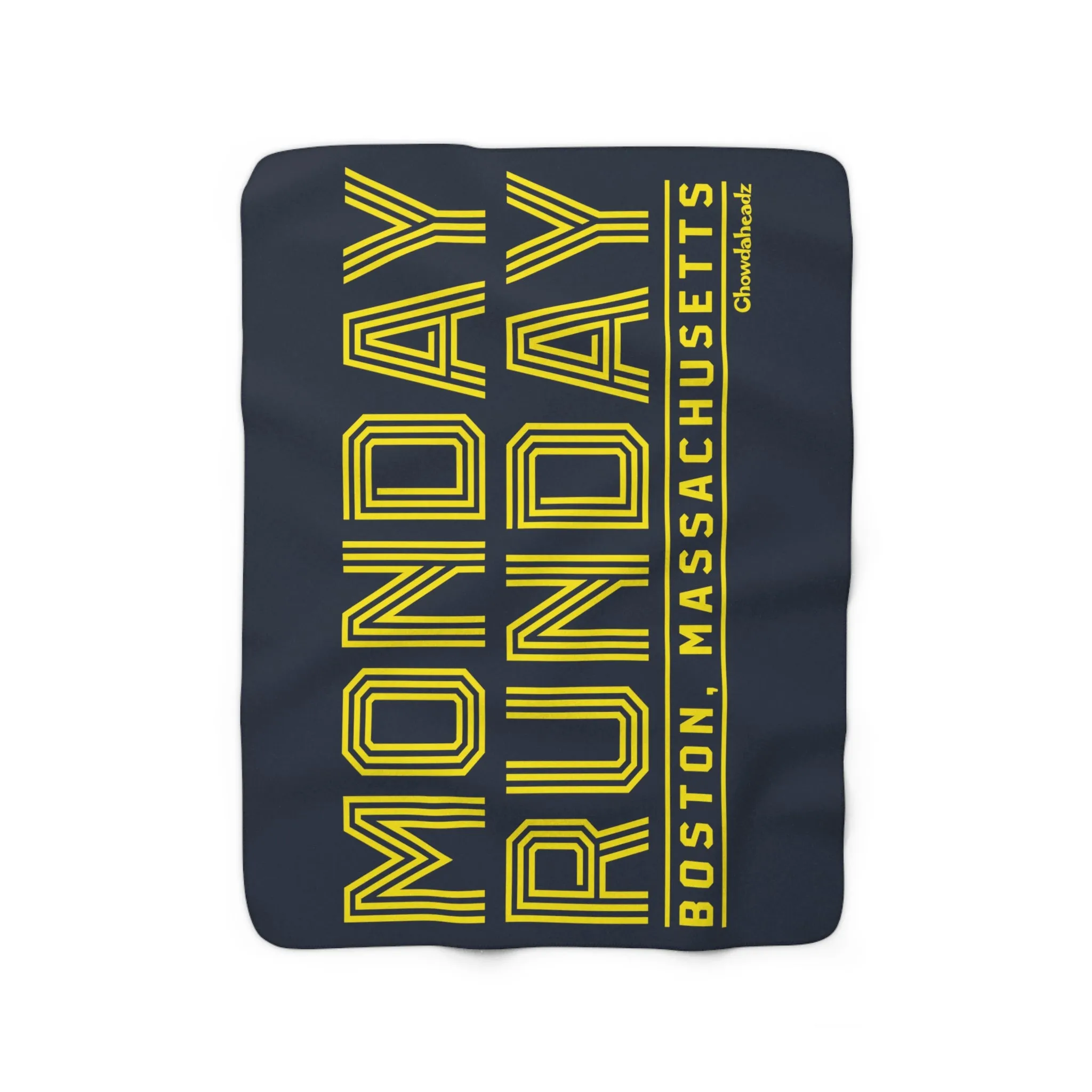 Monday Runday Sherpa Fleece Blanket