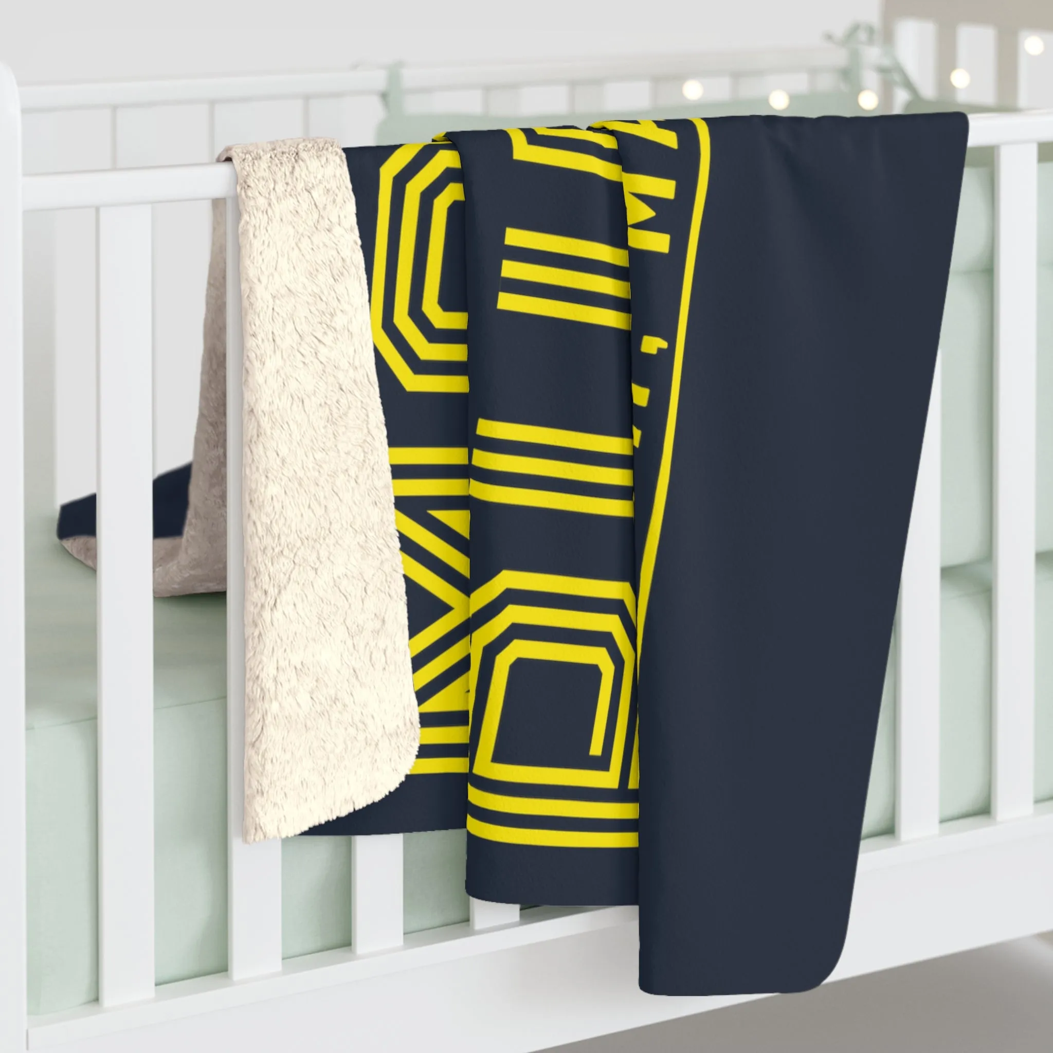Monday Runday Sherpa Fleece Blanket