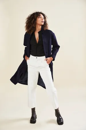 Nahom Bootcut Pant White