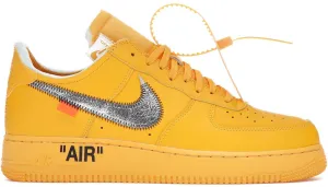Nike Air Force 1 Low Off-White University Gold ICA