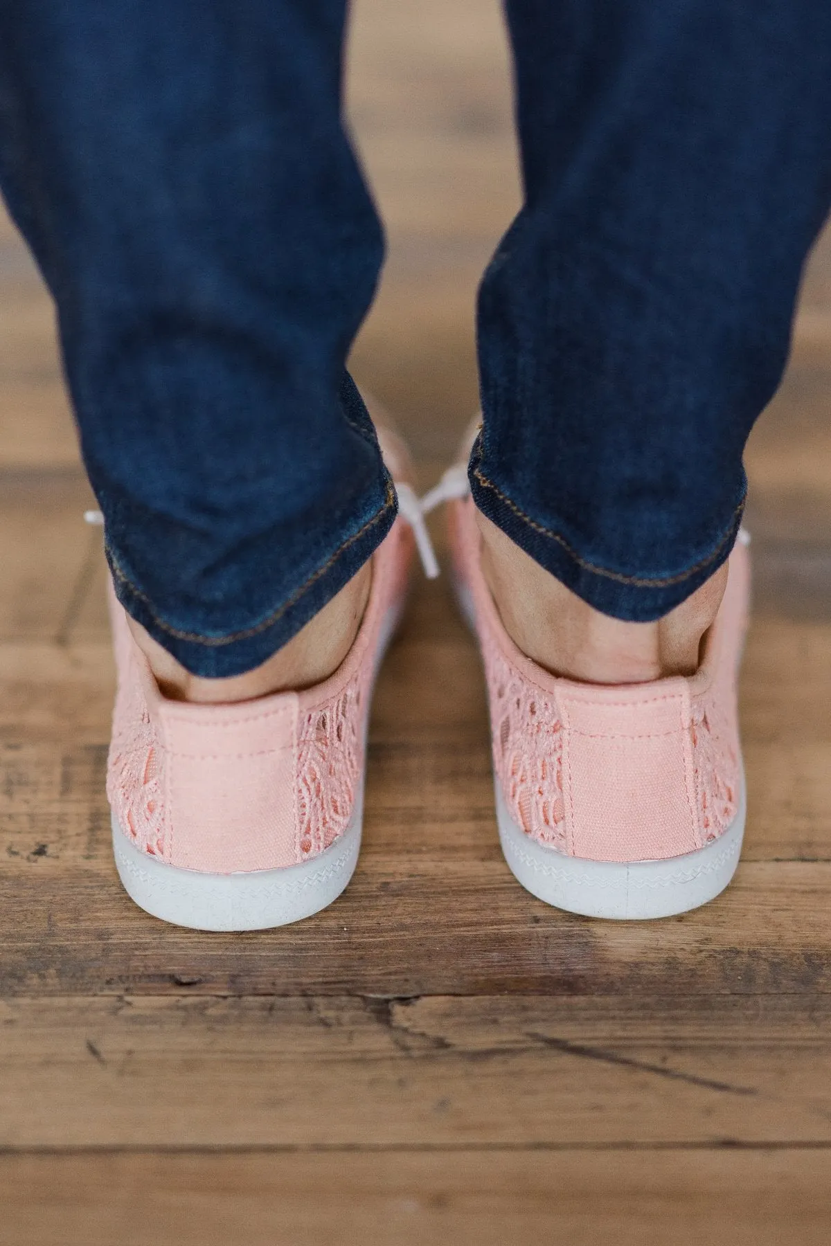 Not Rated Charley Sneakers ~ Peach