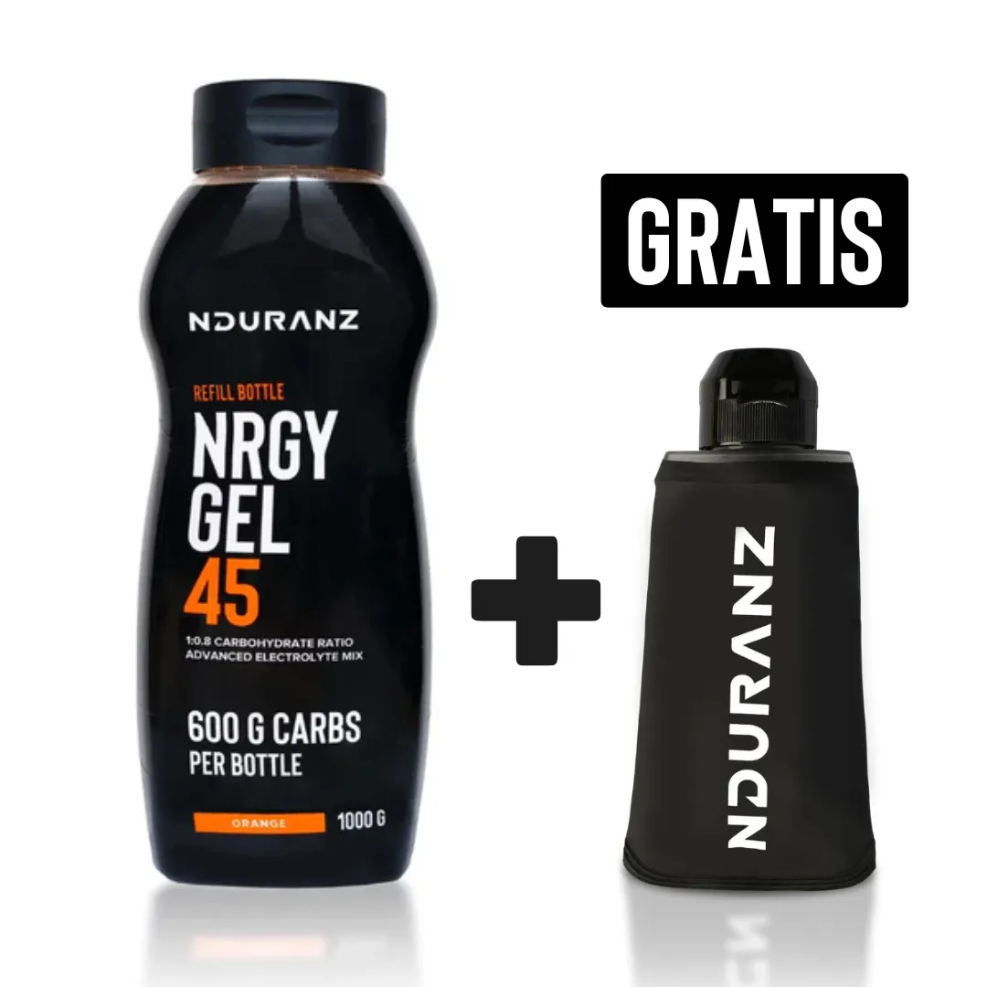 Nrgy Gel 45 (plastenka za večkratno polnjenje)   GRATIS Flaška za gel