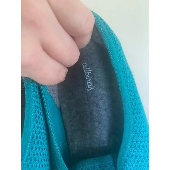 NWOT Allbirds Tree Skipper sneakers size men’s 14 teal aqua
