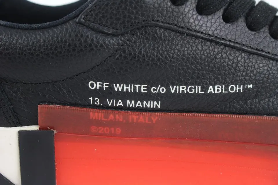 Off-White™ Men's 41 2013 "Do You Cheer" Black Low Sneakers 1029of44