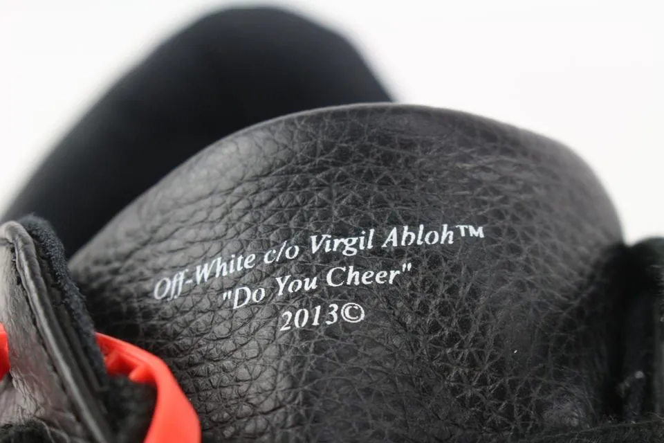 Off-White™ Men's 41 2013 "Do You Cheer" Black Low Sneakers 1029of44