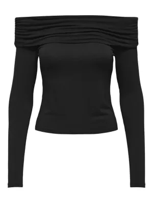 ONLY Felicity Off Shoulder Long Sleeve Top