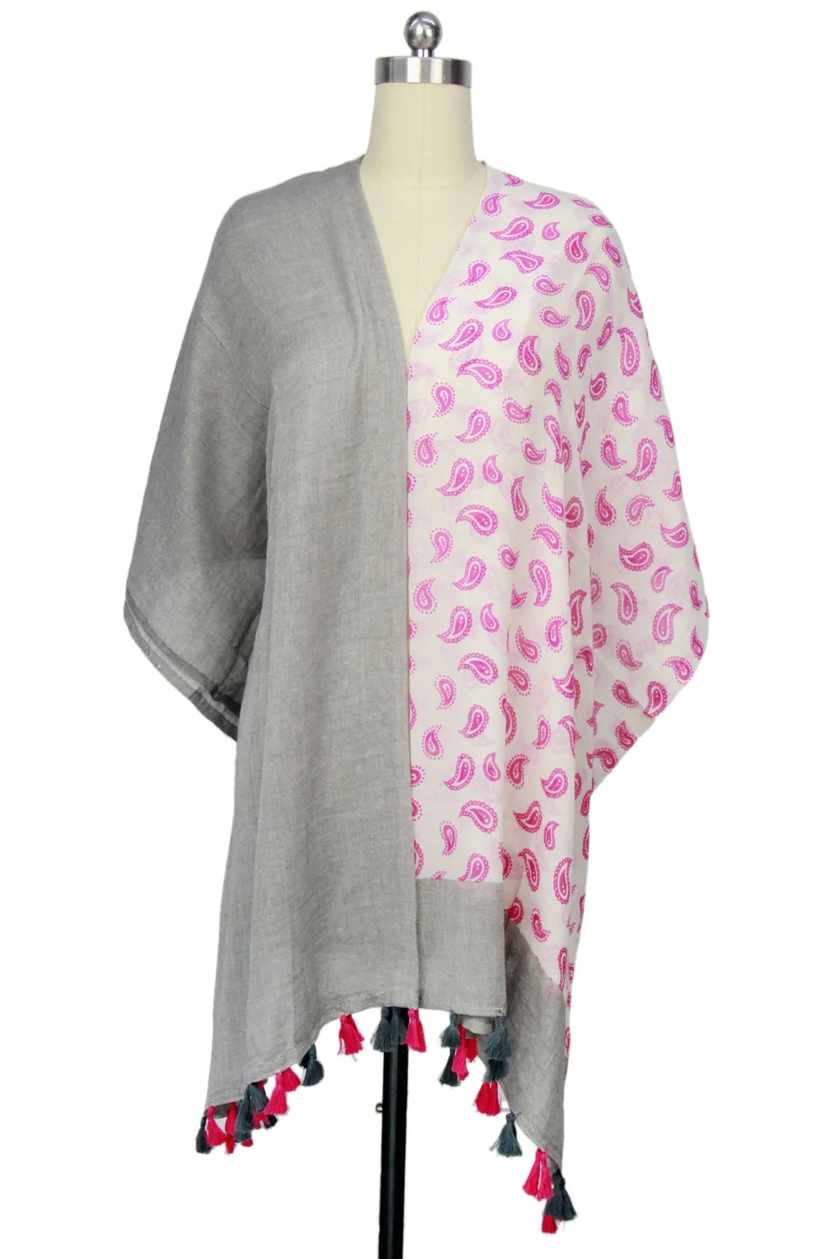 Paisley Pattern Print Scarf wi