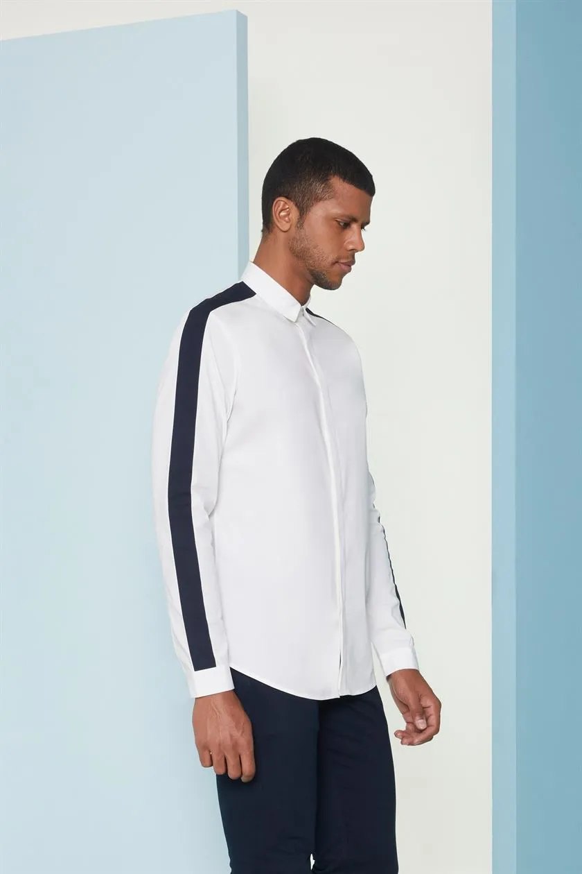 Perona   I   Menshirtshirts-Joss-Pma-Fv21-305-White-Navy  AS7757