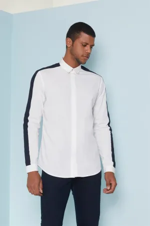 Perona   I   Menshirtshirts-Joss-Pma-Fv21-305-White-Navy  AS7757