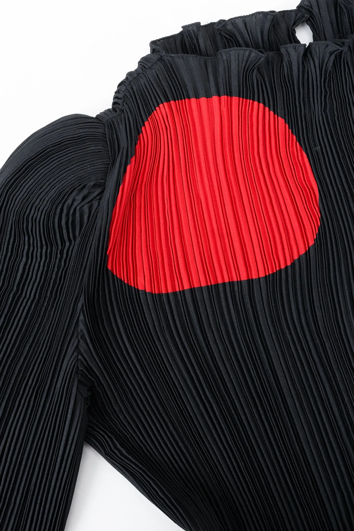 Pleated Graphic Print Dress