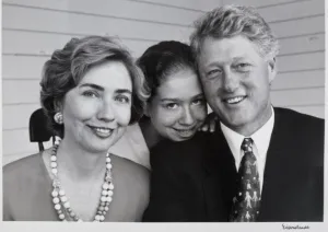 President Bill Clinton & Family (Hilary & Chelsea)