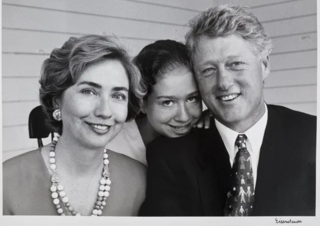 President Bill Clinton & Family (Hilary & Chelsea)
