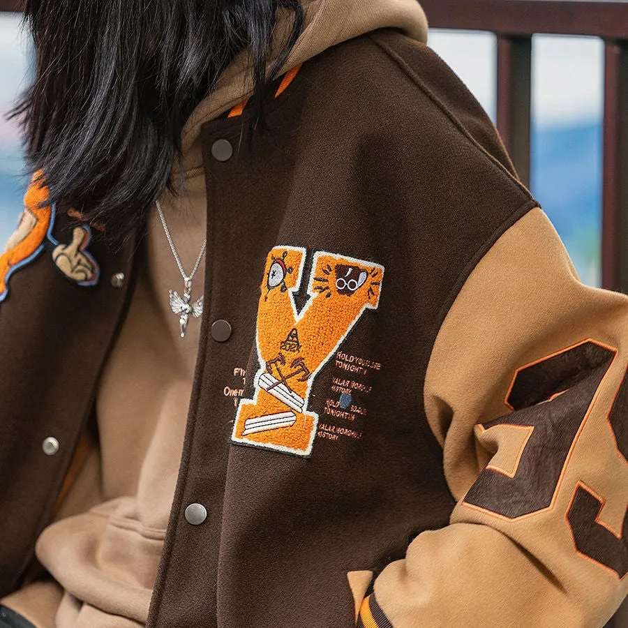 "95" Veste Bombers Versity Jacket Noir - URB1™