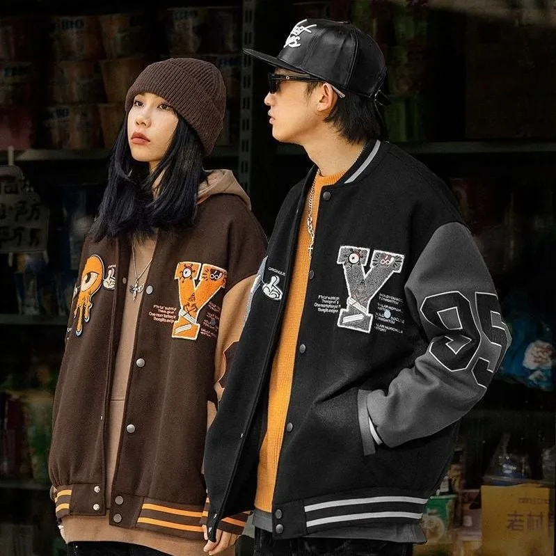 "95" Veste Bombers Versity Jacket Noir - URB1™