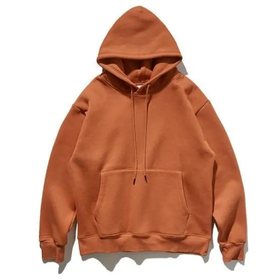 "ESSENTIAL" SWEATSHIRT ORANGE HOODIE À CAPUCHE - URB1™