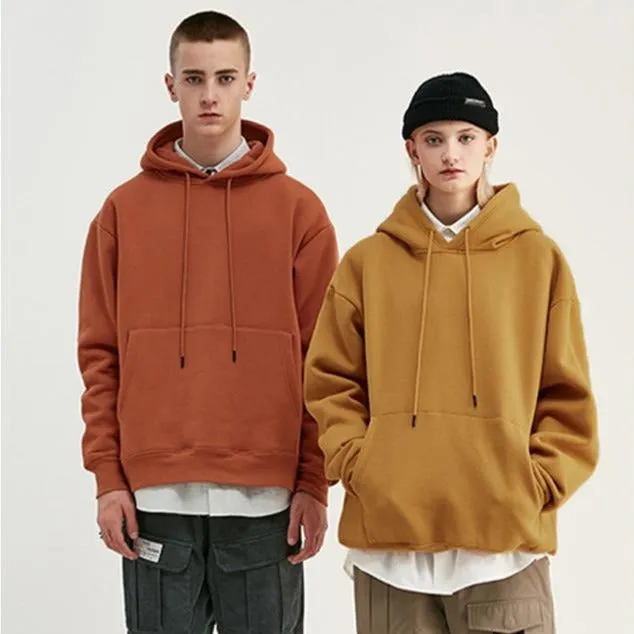 "ESSENTIAL" SWEATSHIRT ORANGE HOODIE À CAPUCHE - URB1™