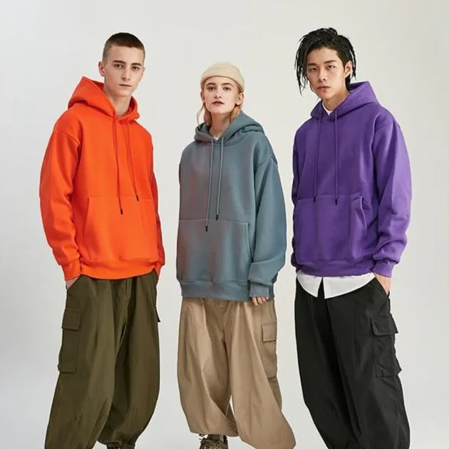 "ESSENTIAL" SWEATSHIRT ORANGE HOODIE À CAPUCHE - URB1™