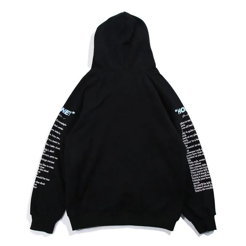 "HONEY" Sweatshirt hoodie à capuche Noir - URB1™