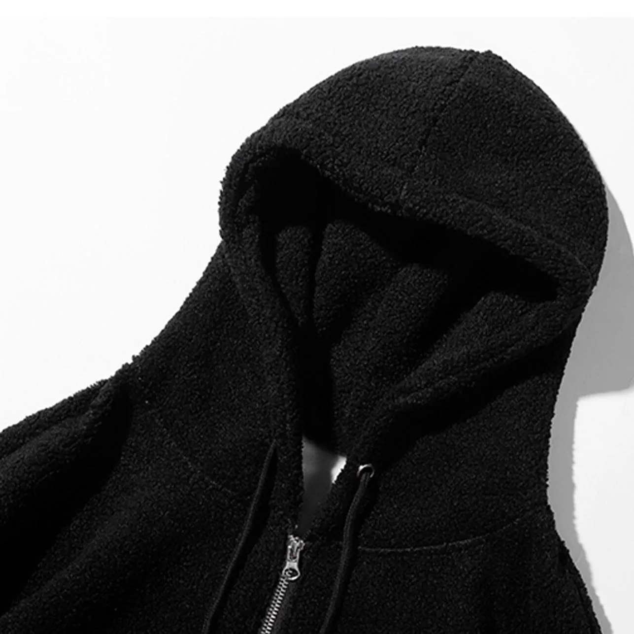 "LOBU" Sweat-shirt Hoodie à capuche Fourrure Blanc - URB1™