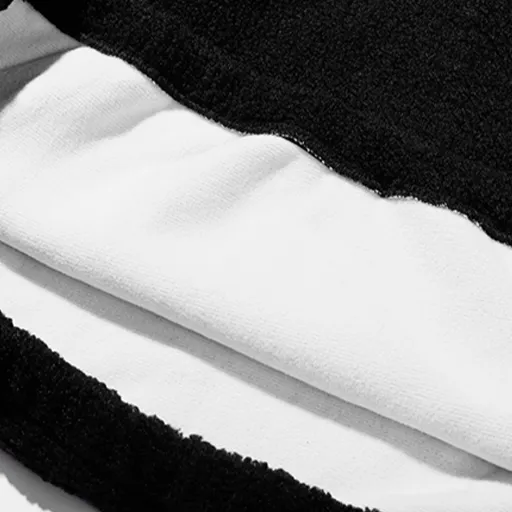 "LOBU" Sweat-shirt Hoodie à capuche Fourrure Blanc - URB1™