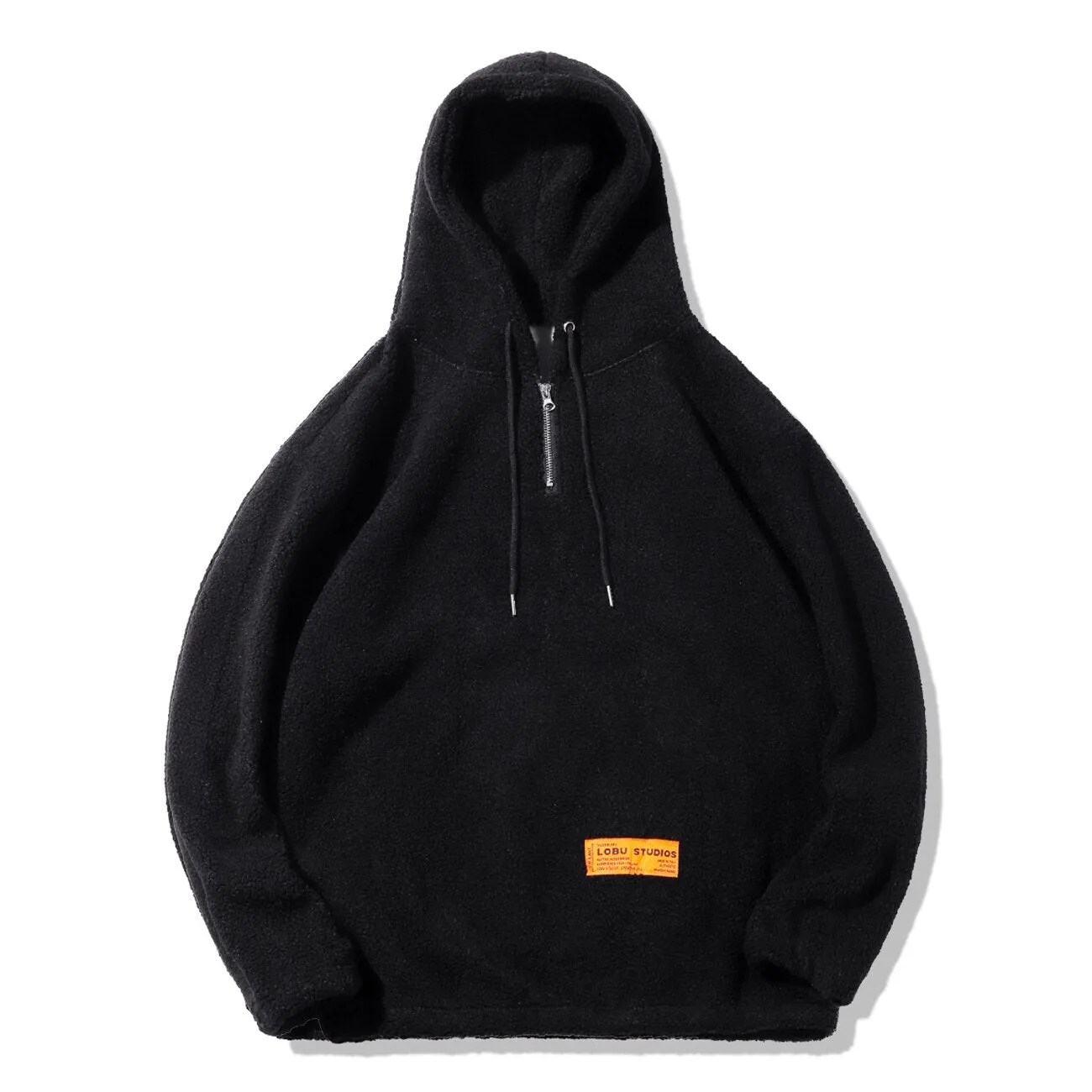 "LOBU" Sweat-shirt Hoodie à capuche Fourrure Blanc - URB1™