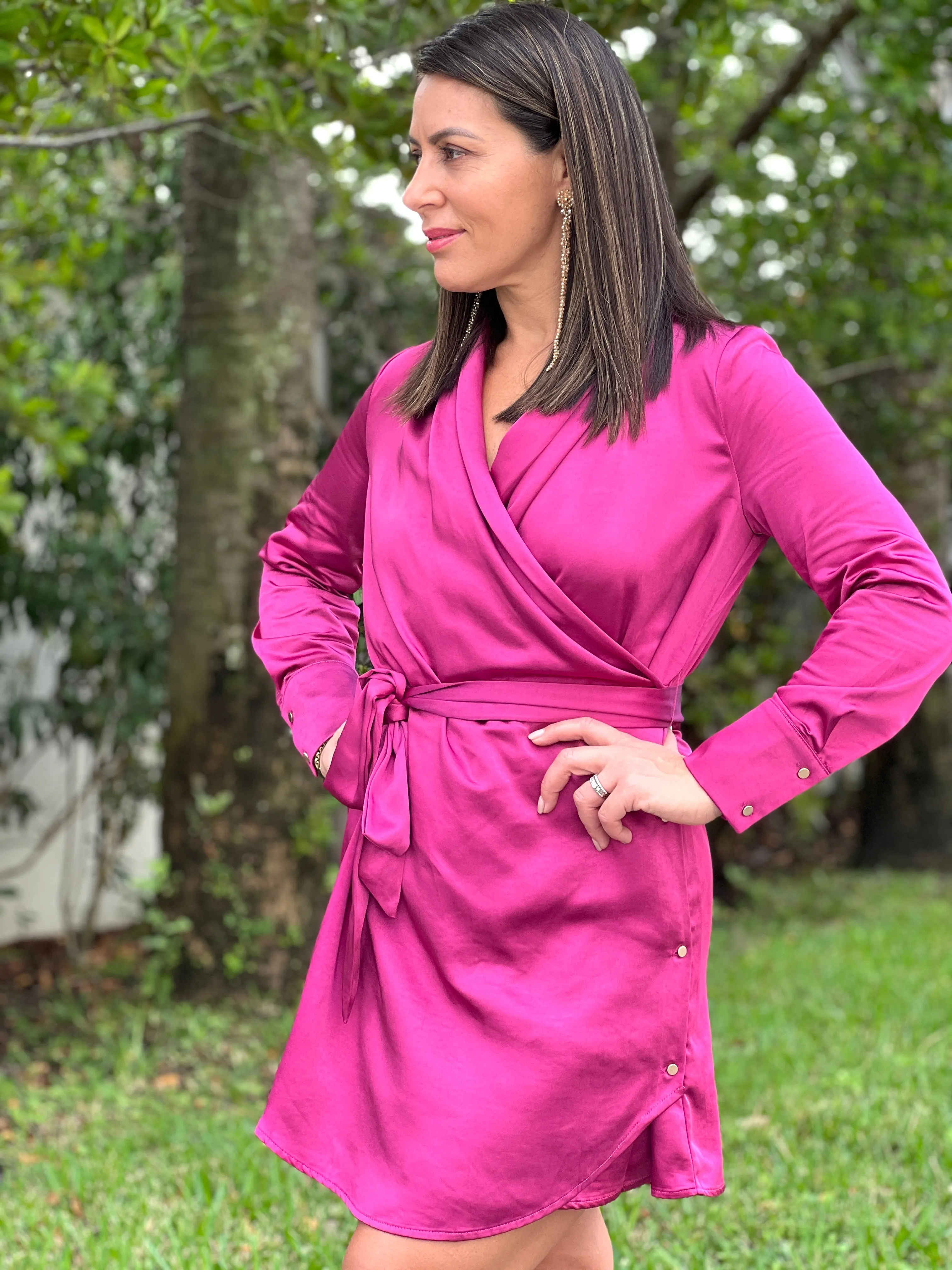 "Loly" Long Sleeve Mini Dress