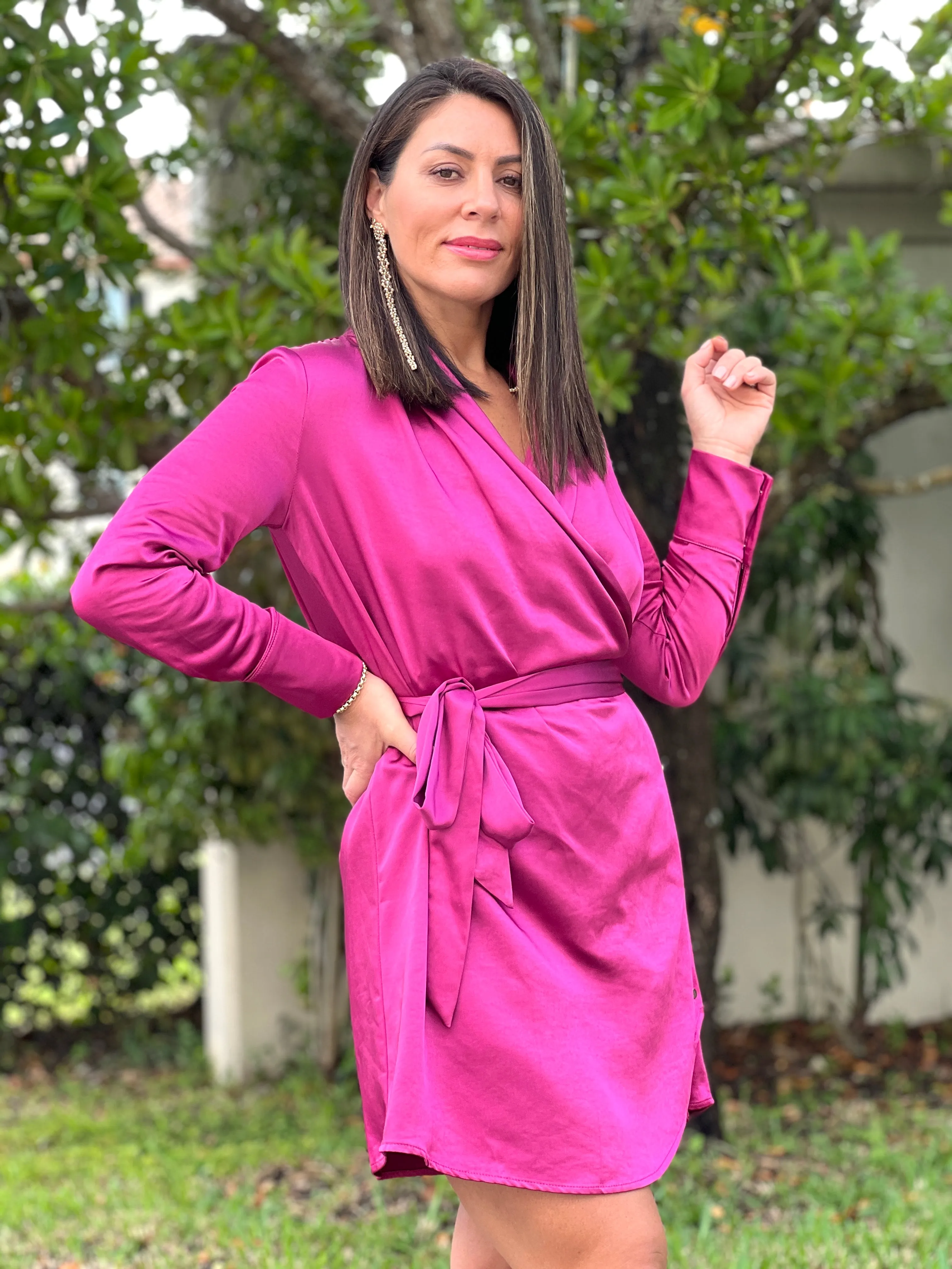 "Loly" Long Sleeve Mini Dress