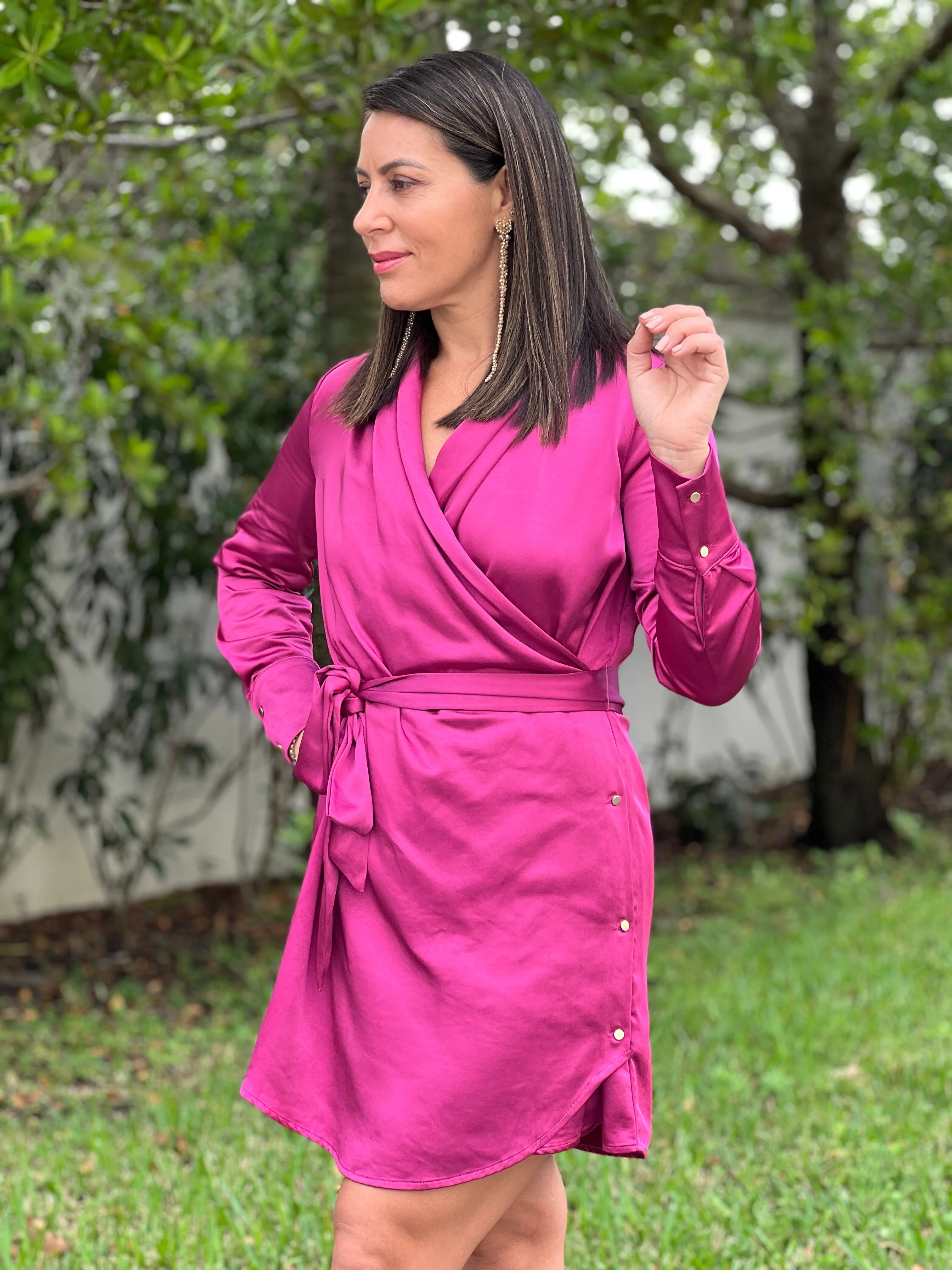 "Loly" Long Sleeve Mini Dress