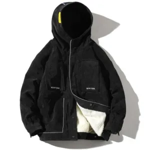"SETMOHG" Manteau Blouson Vert Militaire Velour Mouton - URB1™