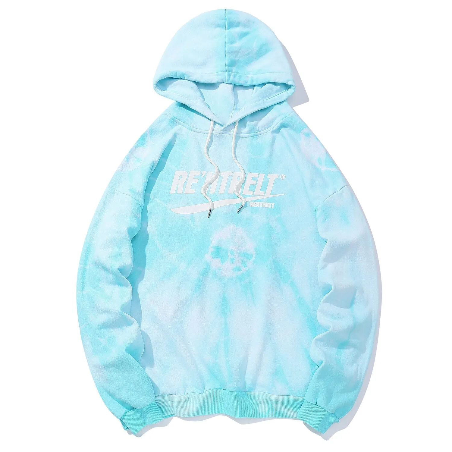 "TIE AND DYE" Sweat-shirt Hoodie à capuche Bleu - URB1™