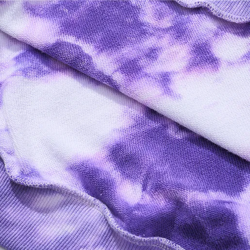 "TIE AND DYE" Sweat-shirt Hoodie à capuche Bleu - URB1™