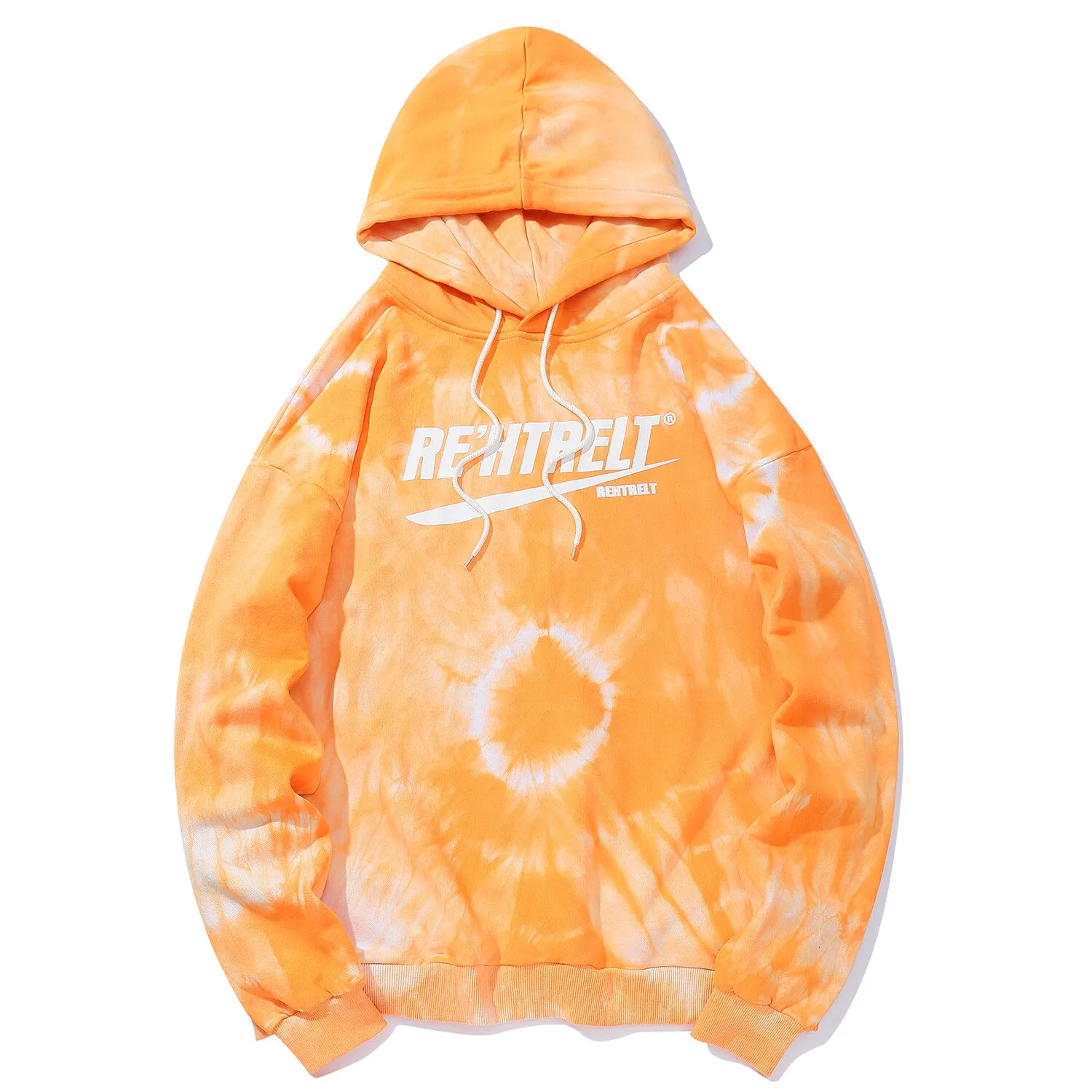 "TIE AND DYE" Sweat-shirt Hoodie à capuche Bleu - URB1™