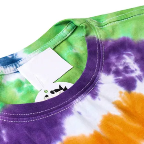 "Tie And Dye" T-shirt Multicolor Délavé oversize - URB1™