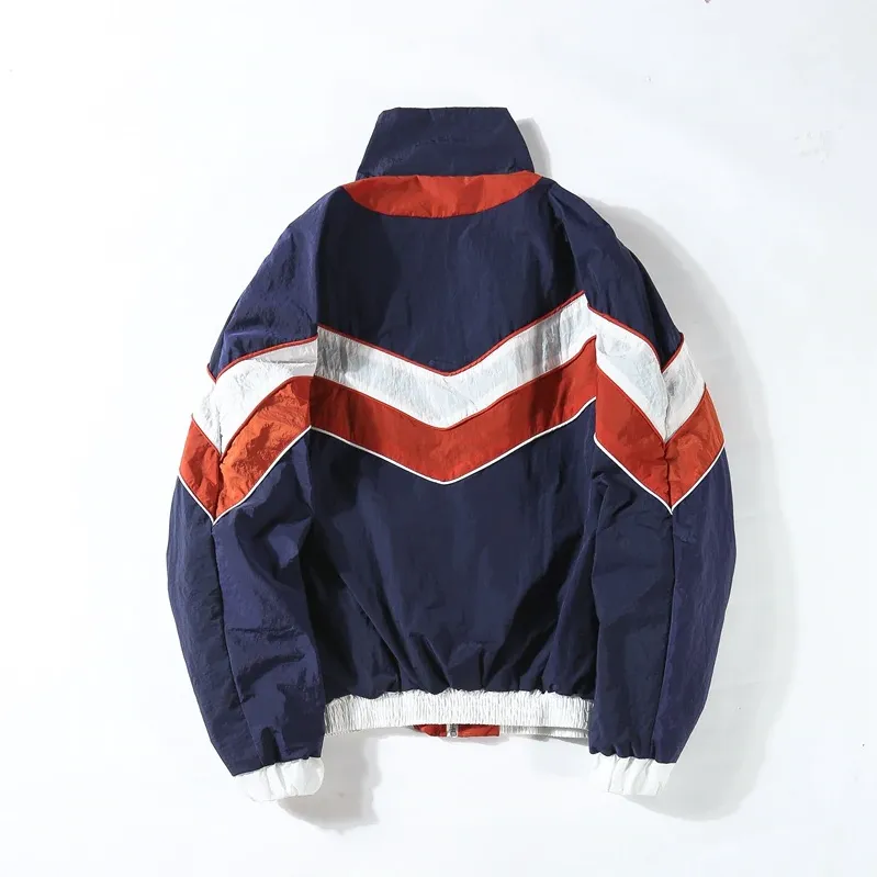 "VNTAG" Veste Coupe Vent Vintage Rétro Streetwear Vert - URB1™
