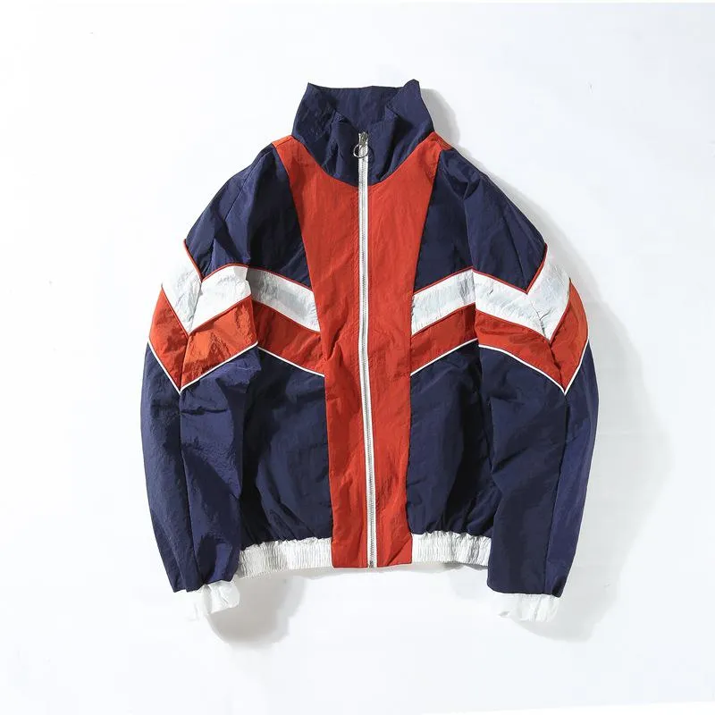 "VNTAG" Veste Coupe Vent Vintage Rétro Streetwear Vert - URB1™