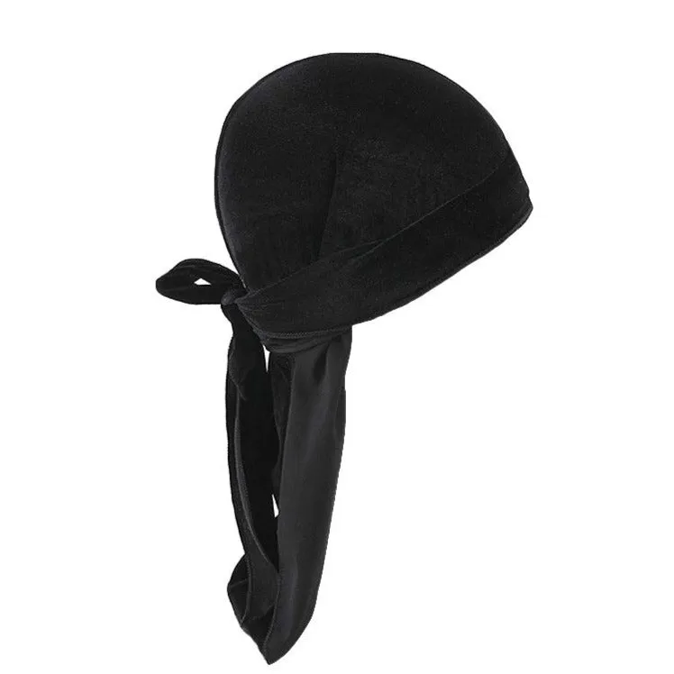 "WAVES" DURAG BLEU EN VELOUR - URB1™