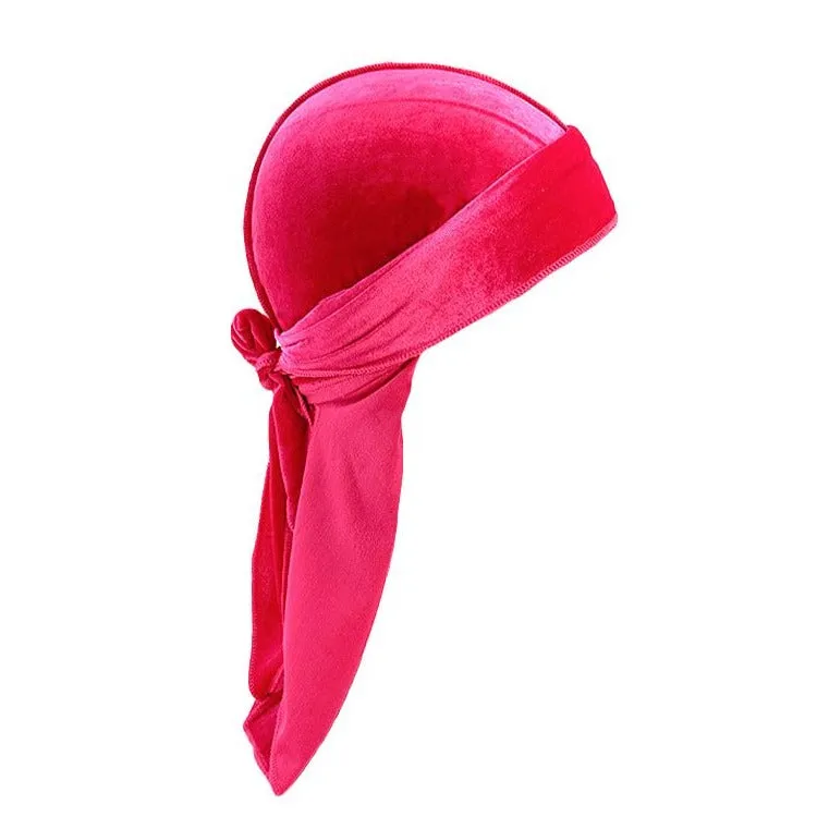 "WAVES" DURAG BLEU EN VELOUR - URB1™