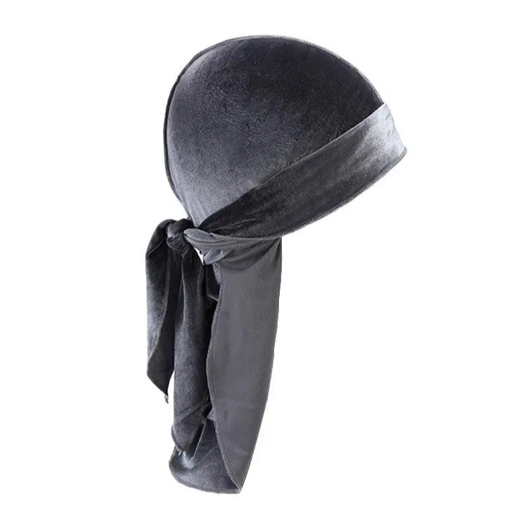 "WAVES" DURAG BLEU EN VELOUR - URB1™