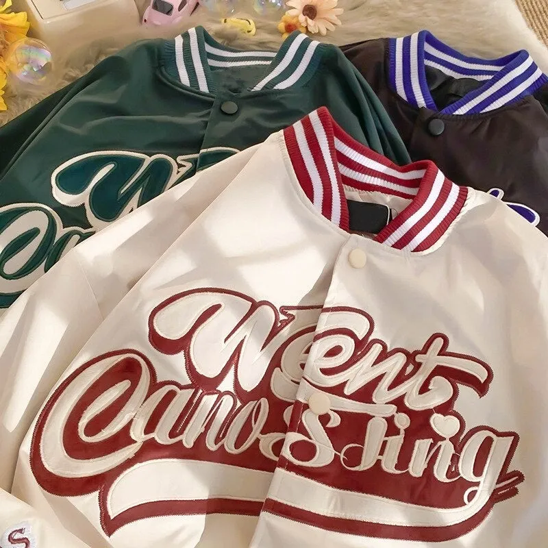 "WENT" Veste Bombers Versity Jacket Vert - URB1™