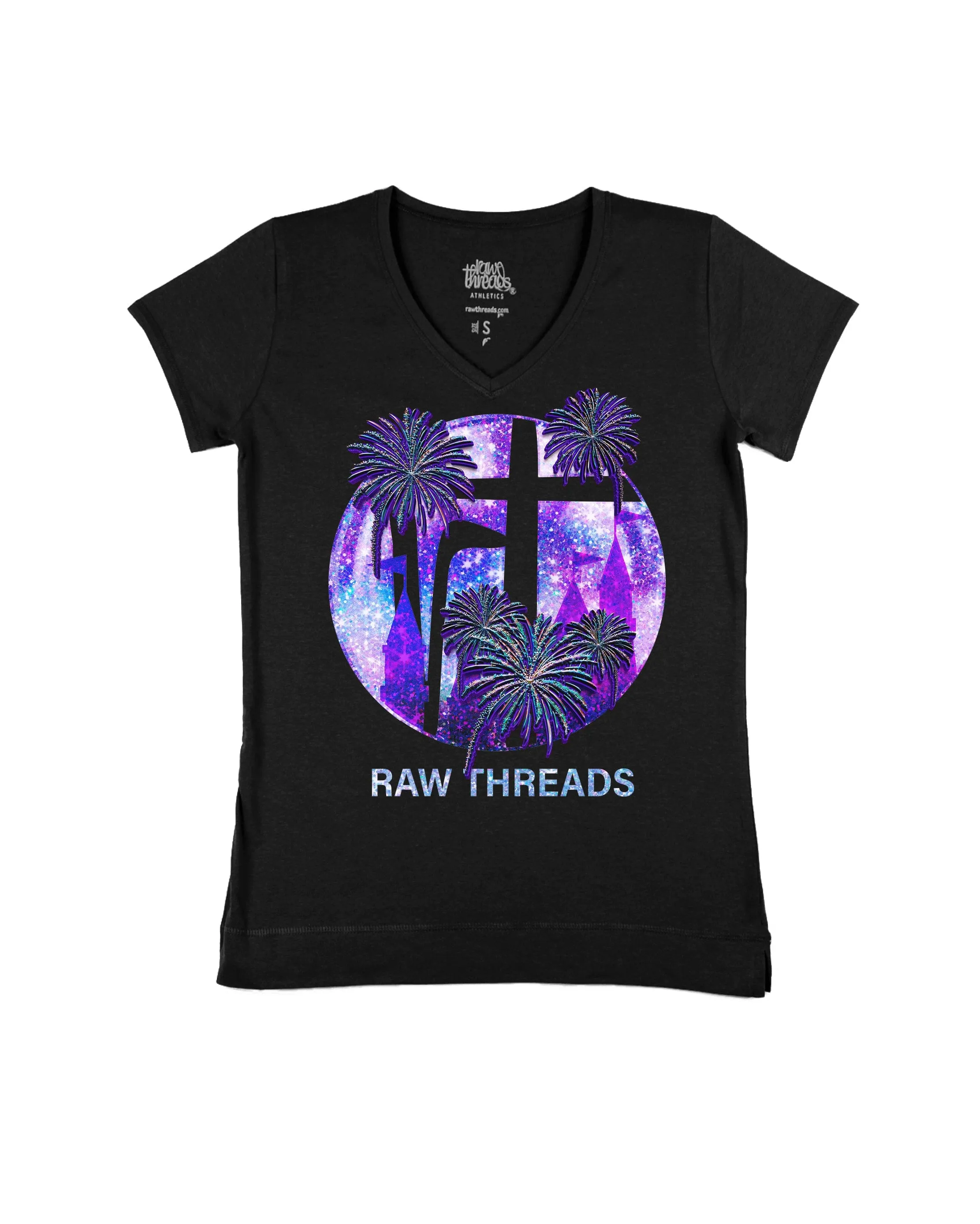 Raw Threads Logo in Purple Platinum
