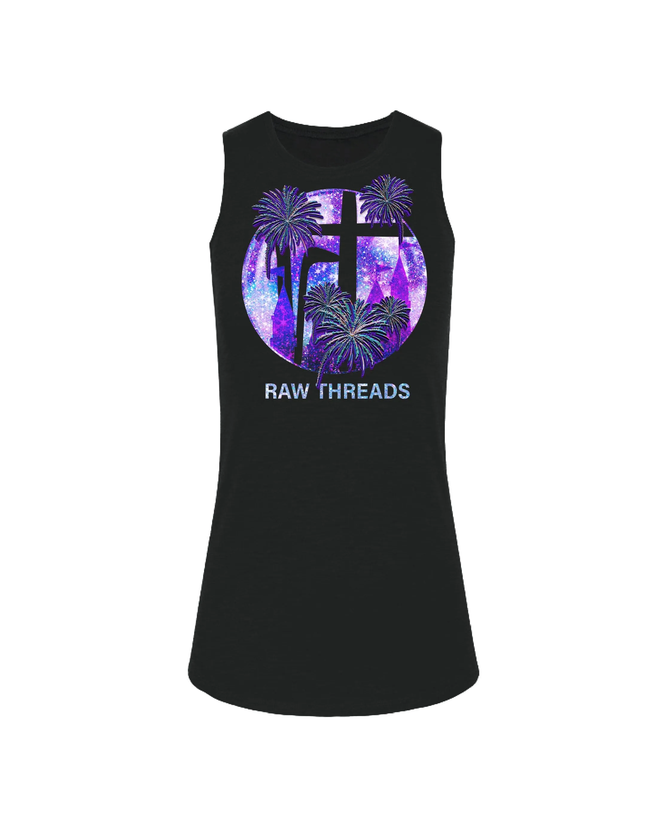 Raw Threads Logo in Purple Platinum