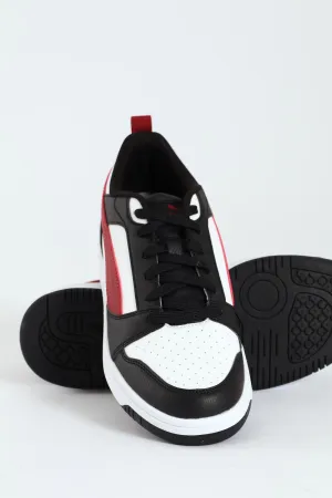 Rebound V6 Low Sneaker - Black/Red