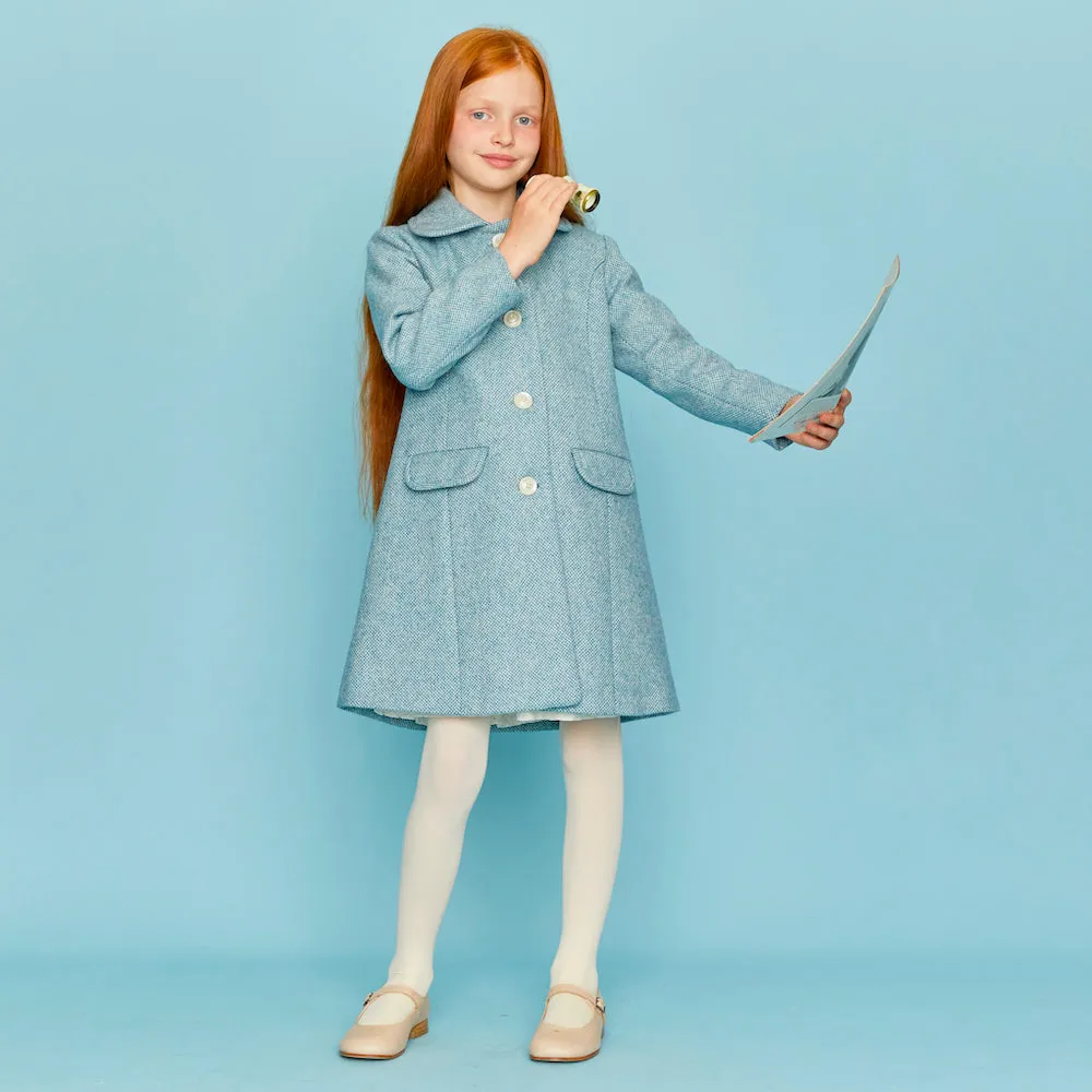 [RE:COAT] Chelsea Girls Coat - Belgravia Blue [4-5y, 6-7y]